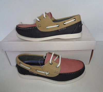 £24.98 • Buy Leather Yachtsman New Ladies Boat Deck Casual Womens Trainers Shoes UK Size 5