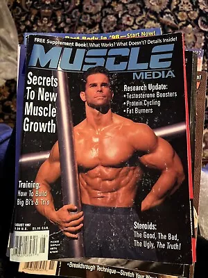 MUSCLE MEDIA Bodybuilding Magazine MIKE RYAN 8-97 (New) • $9.99