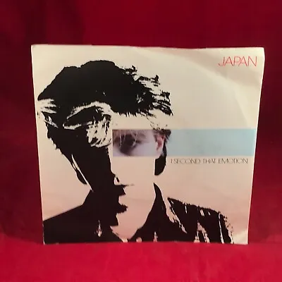 JAPAN I Second That Emotion 1982 UK 7  Vinyl Single Original David Sylvian 45 ** • £10.16