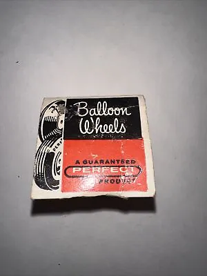 VTG PERFECT MODEL AIRPLANE BALLOON WHEELS #64 IN ORIGINAL BOX  1.5”balloon Wheel • $7.99