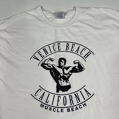 Venice Beach California Arnold Schwarzenegger Muscle T-Shirt Size XL • $17