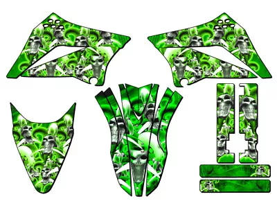 2010-2023 KLX 110 JESTER Green Senge Graphics Kit Compatible With Kawasaki • $74.99