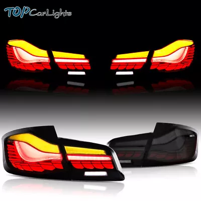 Smoked OLED Tail Lights For 2011-2017 BMW 5-Series F10 F18 W/Sequential Signal • $279.99