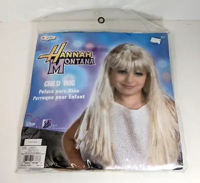 Hannah Montana Child Wig Blonde 2007 Costume Cosplay Halloween Dress Up New • $24.89
