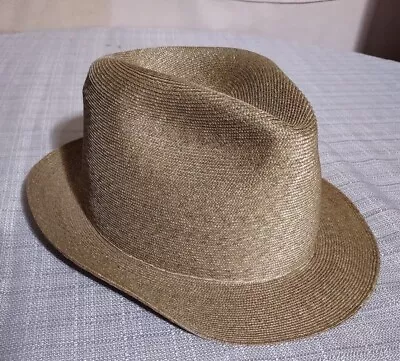 Vintage Dobbs New York Fedora Hat Mens 7 1/4 Rogue Whipcord Grandpa Retro Dad  • $23.97