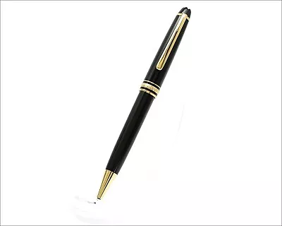 MONTBLANC Meisterstuck Classique Ballpoint Pen With Gold Trim - Black - Twist - • $89.99