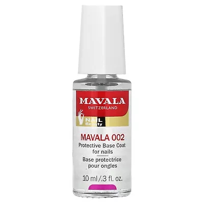 Nail Beauty Mavala 002 Double Action Protective Base Coat 0.3 Fl Oz (10 Ml) • $16.50