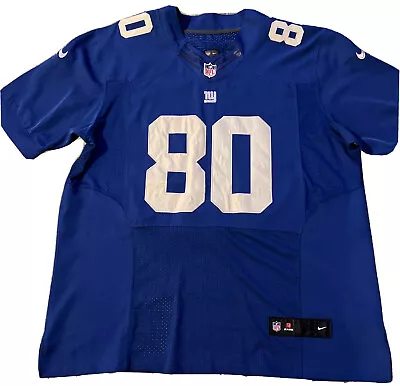 Authentic Custom Nike Victor Cruz #80 New York Giants NFL Football Jersey Sz 52 • $119.99