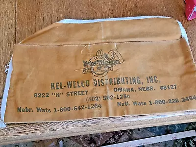 Vintage Kel Welco Distributing Nail Apron Omaha Nebraska • $18