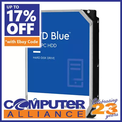 2TB WD 3.5  7200rpm SATA 6Gb/s Blue HDD WD20EZBX • $119