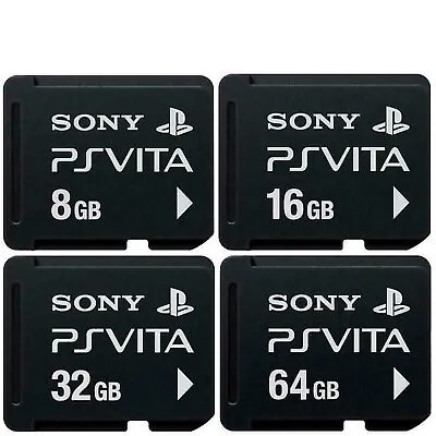 Sony PS Vita Memory Card Official Genuine 8GB 16GB 32GB 64GB USA Seller • $12.90