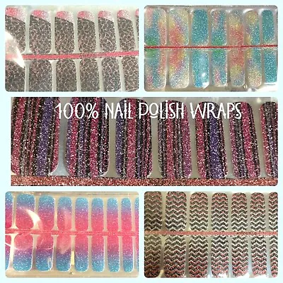 SALE!! 100% Spring Glitter Heats Olivia Nail Polish Wraps  Color Strip B4G1 FREE • $2.99