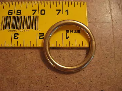 1 1/2  Solid Brass O Rings SCA (Pack Of 5) • $16.25