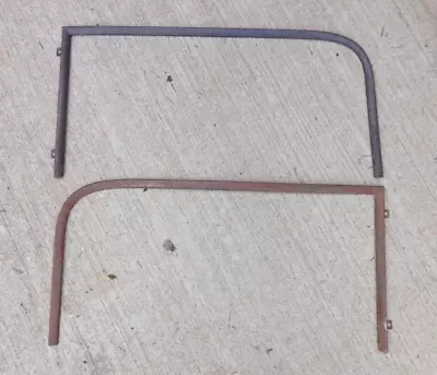 1928 1931 Model A Ford 2dr SEDAN 1/4 WINDOW HORSESHOE MOLDINGS Original Pair • $399.99