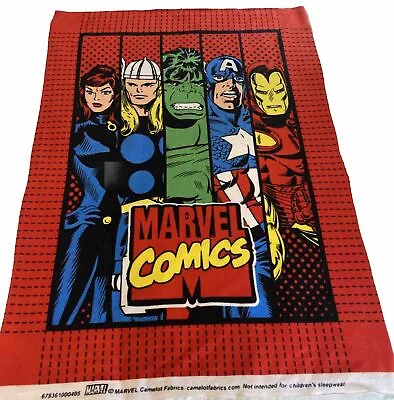 MARVEL COMICS Blanket/throw Or Great Wall Hanging Fabric-size 60 ×45  • $19.78