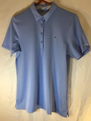 Vineyard Vines Mens Size Small Blue Performance Polo Blue Golf Outdoors Active • $20