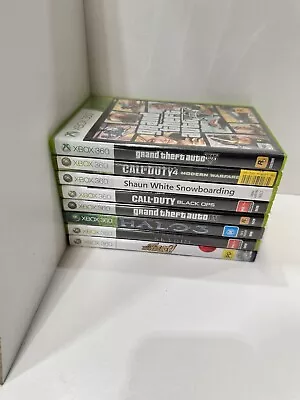 $39.99 • Buy Xbox 360 Games Bundle - 8 Amazing Games Lot 2 Grand Theft Auto And More