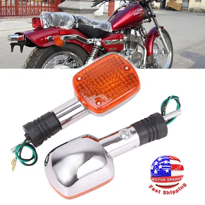 2 Turn Signals Light For HONDA REBEL CMX 250 VT 400 600 1100 SHADOW VF 750 Magna • $16.87