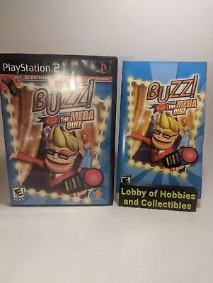 Buzz The Mega Quiz (PlayStation 2 2007) CIB Complete Tested Working - Free Ship • $6.49