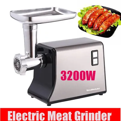 3200W Multi-function Electric Meat Grinder Mincer & Sausage Maker Machine Metal • £65.99