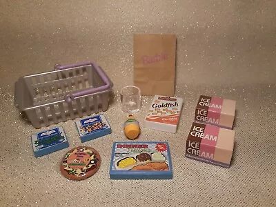 TYCO Kitchen Littles Mini Mart 1:6 Barbie Doll Food Pieces Great For Dioramas! • $6.99