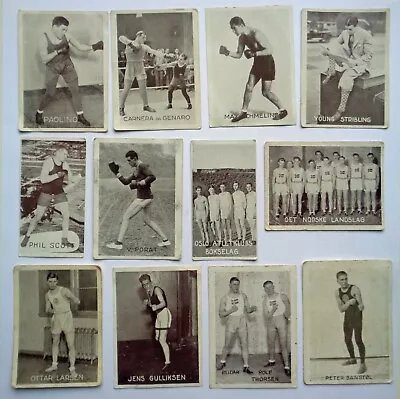 Boxing - Buy Single Cards Tobacco Cigaret  Collector Pictures 1930s & Others • $9