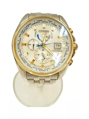 CITIZEN Mens Watch AT9064-53A H820-T021701 Radio Clock Solar • $310