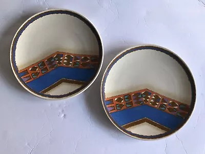 2 Mikasa Indian Feast Dinner Plates Tepee DE853  Made In Japan 10.75  • $49.99