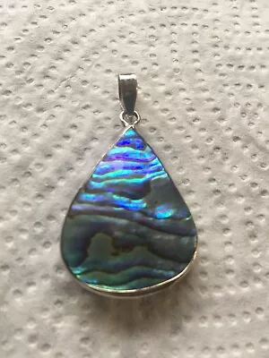 925 Sterling Silver/abalone Pendant • £12