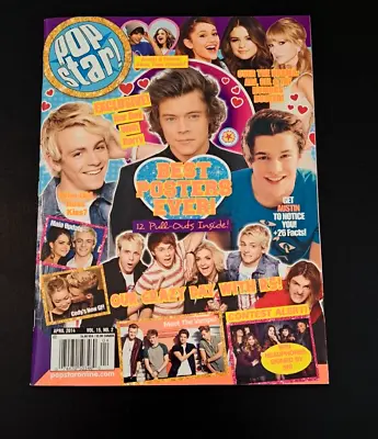 New - Pop Star! Magazine - April 2014 / Harry Styles The Vamps Ross Lynch R5 • $10.89