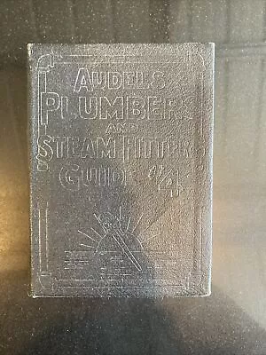 Audels Plumbers And Steam Fitters Guide Volume 4 SC 1947 • $1.99