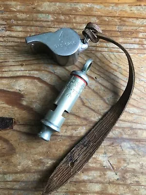 £50 • Buy 2 X Vintage Collectable J. Hudson & Co Whistles With Broad Arrow Markings