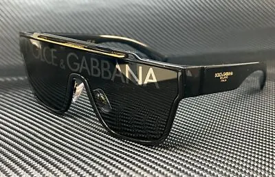 DOLCE & GABBANA DG6125 501 M Black Grey Men's 60 Mm Sunglasses • $182.25