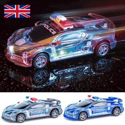 LED Cool Car Light Music 2 3 4 5 6 7 8 Year Old Age For Kids Boys Toys Xmas Gift • £6.59