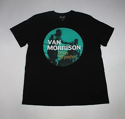 Van Morrison Shirt Roll With The Punches Tour 2017 Shirt Band Shirt Soul 2XL • $75.40