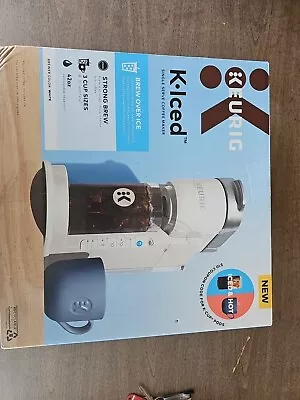 Keurig K-Iced Single-Serve K-Cup Pod Coffee Maker - 5000373321 (Gray) • $50