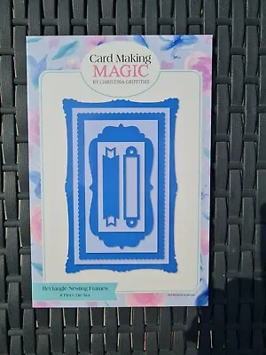£7 • Buy *REDUCED Card Making Magic Dies Rectangle Nesting Frames Pckg Dmgd Perfect Dies 
