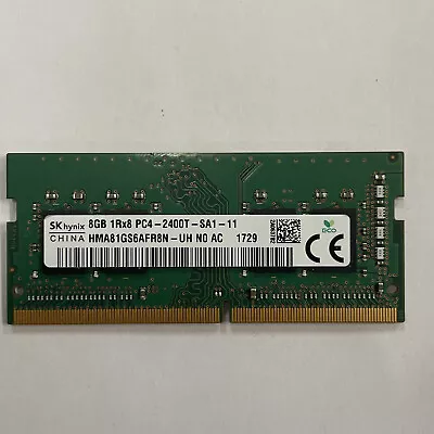 SK Hynix 8GB DDR4 RAM PC4-19200 2400MHz Non-ECC SODIMM Memory HMA81GS6AFR8N-UH • $39.90
