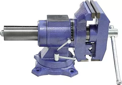 6  Bench Vise 2 In 1 Multi-Jaw 360° Head Swivel Base Heavy Duty Table Vise Clamp • $111.92