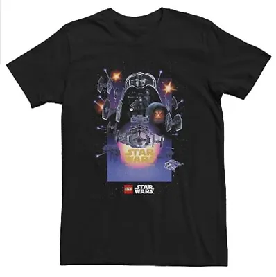 $17.95 • Buy LEGO Star Wars T Shirt Empire Strikes Back Movie Poster Big And Tall Size LT New