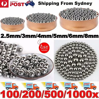 Steel Loose Bearing Ball Replacement Parts 2.5-8mm Bike Bicycle Cycling Stainles • $10.15