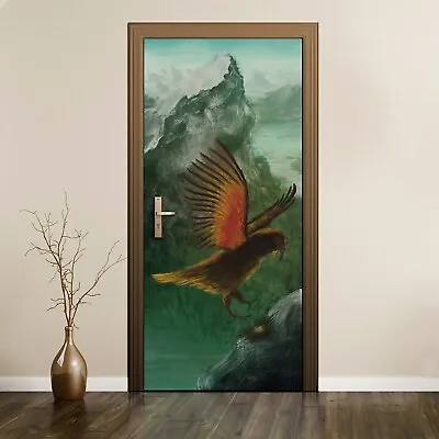 £43.95 • Buy Door Wall Sticker Mural Home Decor Wrap Painting Mountains Animal Bird Picture