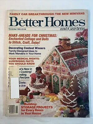 Vintage Better Homes And Gardens Magazine November 1984 Vintage Thanksgiving • $10.55