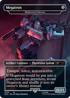 MTG Megatron - Blightsteel Colossus Near Mint Normal Secret Lair • $35.99