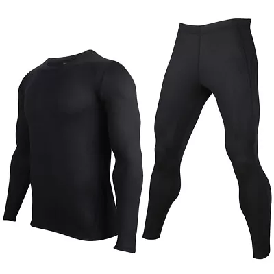 Men Long Johns Thermal Underwear Winter Skiing Warm Hunting Lined Base Layer Set • $21.98