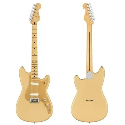 Fender Player Series Duo Sonic Maple Desert Sand Electric Guitar With Soft Case • $789.99