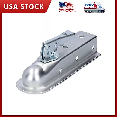 Adjustable Trailer Coupler For 2in Hitch Ball With 2in Channel Width 3500LBS • $16.99