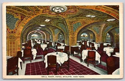 Postcard Grill Room Hotel McAlpin NY A94 • $5.97