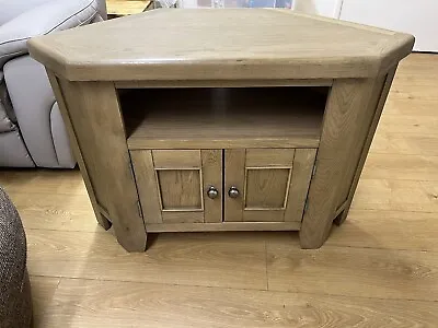 Ryedale Oak Corner TV Unit • £179