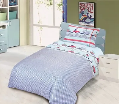 Duvet Cover With Pillow Case Quilt Cover Bedding Set All Size Single Double King • £10.45